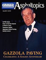 Gazzola Paving featured in Asphaltopics, Spring 2002